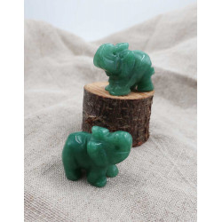 Grön Aventurin - Elefant