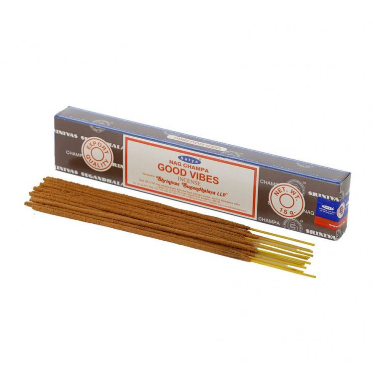 Rökelser - Satya Good Vibes Nag Champa Rökelsestickor