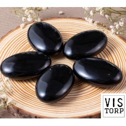 Svart Obsidian - Handsten/palm stone