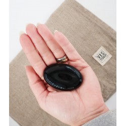 Svart Obsidian - Handsten/palm stone