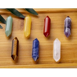 Chakra - Set med 7 slipade kristaller