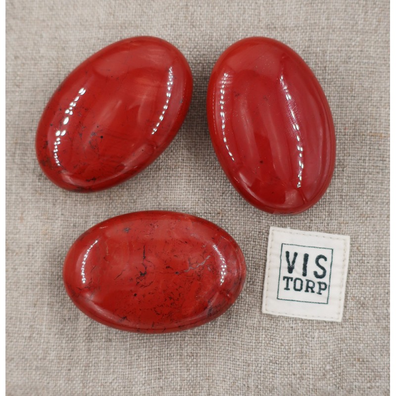 Röd Jaspis - Handsten/palm stone