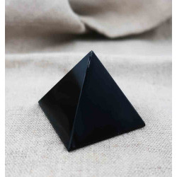 Svart Obsidian - Stor Pyramid