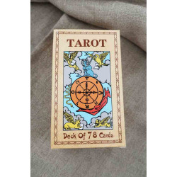 Tarot - Kortlek på engelska med bok